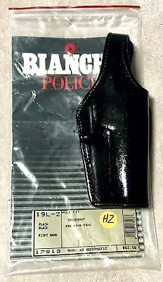 Bianchi Black Leather Holster - Vintage Model # 19l2 Smith & Wesson 4946 & 5946 • $53.95