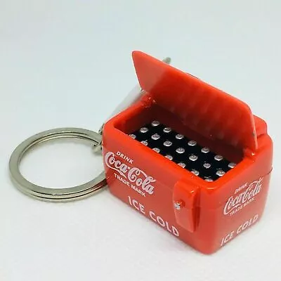 Coca Cola Chest Cooler Figure Keychain Japan 2010 Collection • £7.32