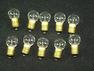 Lionel Trains Light Bulbs # 432 Screw Base 18 Volt  - Clear Large Globe • $9.95