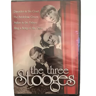 Three Stooges 4 Episodes Larry Moe Curly New And Sealed DVD 2000 Black N White • $3.05