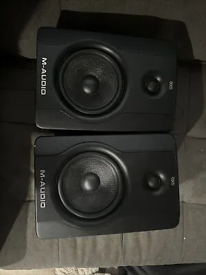 PAIR Of M-Audio Studiophile BX5D2 Powered Studio Monitor Speakers • $150