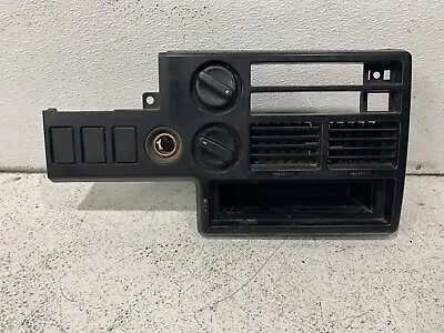 1986-1993 Mazda B2000 B2200 B2600 Heater Control Bezel Faceplate W MAP Light Oem • $149.95