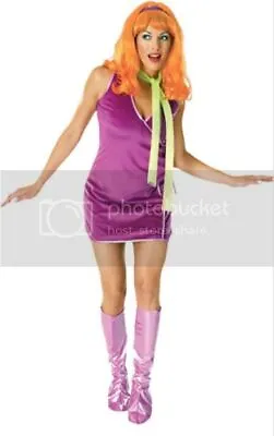 £57.49 • Buy Womens Adult SCOOBY DOO Daphne Dress Costume Outfit