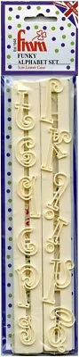 £4.99 • Buy Alphabet Sugarcraft Cutters FMM Funky Lower Case Letters BRAND NEW Genuine FMM