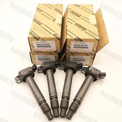 4pcs Genuine OEM Ignition Coil 90919-02256 For 2005-2020 Toyota Lexus I4 V6 V8 • $98.99