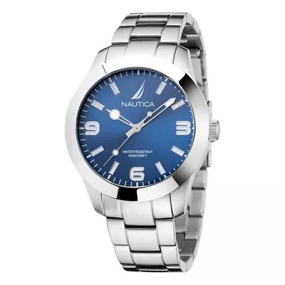 Nautica Pacific Beach NAPPBF202 Men's 43 Quartz Watch • $44.99