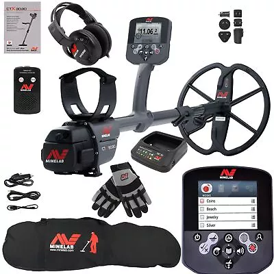 Minelab CTX 3030 Metal Detector With Carrybag And Gloves • $2065.99