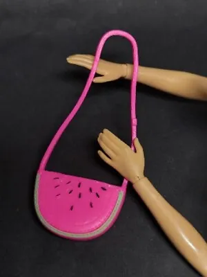 Mattel Pink Watermelon Purse bag barbie accessories Fashion Pretend Minis • $7.99