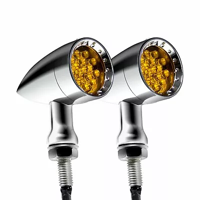 $23.55 • Buy Motorcycle LED Turn Signal Blinker Light For Yamaha V Star 250 650 950 1100 1300