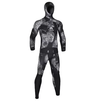 Camouflage Wetsuit H.dessault By C4 Blackside Neoprene 5 Mm • $281.37