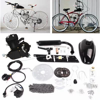 New Updated 80cc 2-Strock Bicycle Motor Engine Kit Bike Completed Petrol Gas Set • $91.99