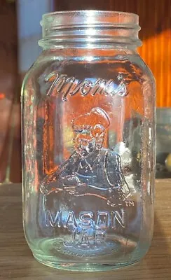 Mom's Mason Jar - Quart - Clear Glass - Home Products Columbus Ohio • $2