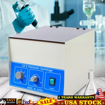 Benchtop Centrifuge Machine 50ml X 8 Electric Lab Centrifuge Centrifugal Machine • $171.95