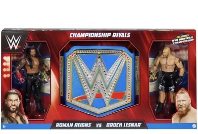 WWE Rival Action Figures Wrestling Championship Belt Roman Reigns Brock Lesnar • $22.75