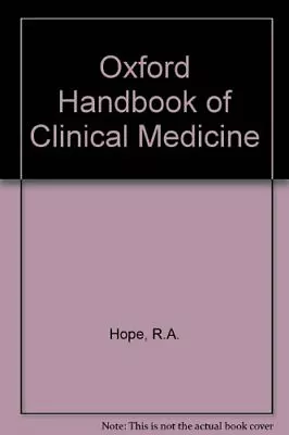 $5.28 • Buy Oxford Handbook Of Clinical Medicine By Longmore, Murray Paperback Book The Fast