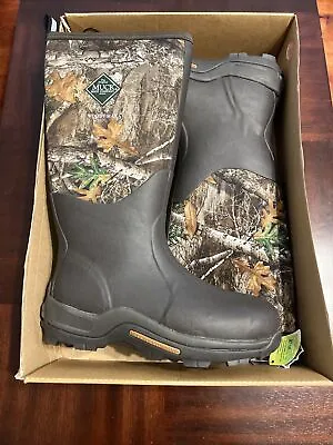 MUCK BOOT Men's Woody Max Mossy Oak Break-Up Country Hunting Boots US 14 $190 • $149.22