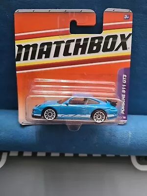 Matchbox 2010 Porsche 911 Gt3 Blue • £7.99