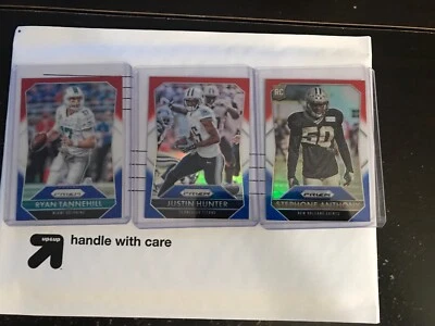 $1.25 • Buy 2015 Prizm Red White And Blue Ryan Tannehill,Justin Hunter  And Stephone Anthony