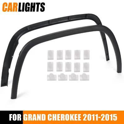 Fit For 2011-17 Jeep Grand Cherokee Pair Fender Flares Front Left & Right Black • $23.96