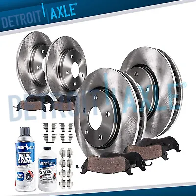 Front & Rear Disc Rotors Ceramic Brake Pads Kit For 2005 2006 2007-2013 Mazda 3 • $154.46