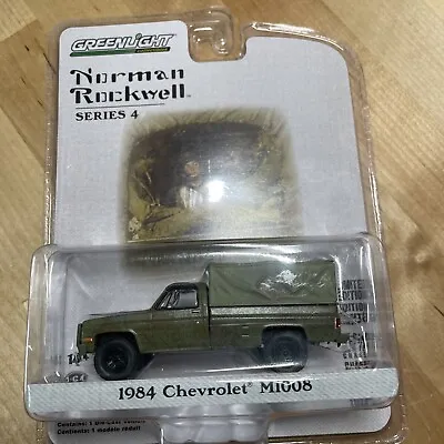 1984 '84 Chevy M1008 Truck Norman Rockwell Series 4 Greenlight Diecast 2022 • $6
