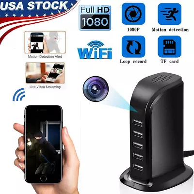 Mini Spy Hidden Camera Home Security Nanny Cam FHD 1080P Motion Detection Camera • $34.99