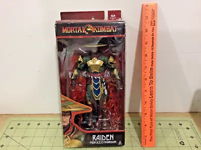 McFarlane Mortal Kombat Raiden Merciless Guardian Action Figure Sealed • $39.95