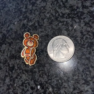 Moscow 1980 Olympics Pin Badge Mascot Misha Bear USSR Russia Rare • $12