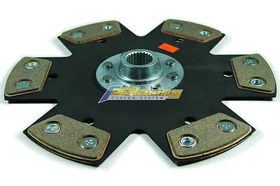 FX 6-PUCK STAGE 4 CLUTCH DISC Fits INTEGRA ACCORD CIVIC SI DEL SOL PRELUDE 220mm • $49