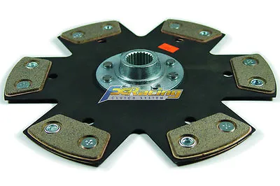 FX 6-PUCK STAGE 4 CLUTCH DISC For INTEGRA B18 CIVIC Si DEL SOL B16 VTEC CR-V B20 • $49