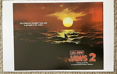 Jaws 2  Poster 11 X 17 (157) • $17.08