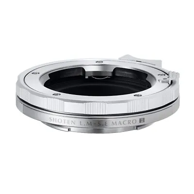 SHOTEN Lens Adapter Macro Focus Helicoid Leica M To Sony E A7R4 A9 A7c A1 Silver • $244