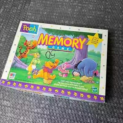 Vintage 1999 Pooh Memory Matching Game Ages 3-6 Milton Bradley • $15.99