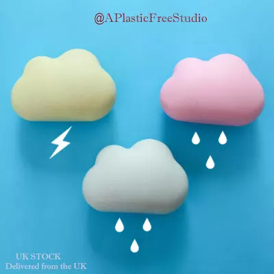 £6.99 • Buy Wheat Straw Charcoal Fridge Freshener. Cloud Shaped Re-useable Odor Remover