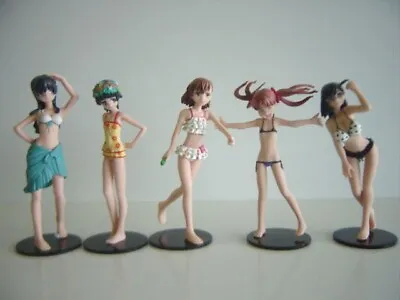 A Certain Scientific Railgun Figure 5 Types In Total Set Swimsuit Misaka Mikoto • $224.37