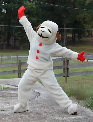 Vintage RARE Lamb Chop Mascot Costume (Some Damage) OSFM Suit HTF Full Outfit • $532.34