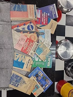 Vintage Road Maps Mixed Lot Of 15! Rand McNally & Great Lot! Mixed States • $0.99