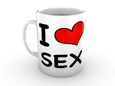 Personalised Mug I Love...Mug Your Text Custom Tea Coffee Cup Gift Present • £8.90