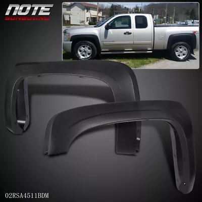 [4pcs] For 07-14 Chevy Silverado Reg/ext Cab Factory Style Wheel Fender Flares • $61.86