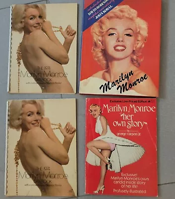 4 Lot Books  Marilyn MonroeNorma Jean  MaggioMailerCarpozi koba Nude73-74- • $55