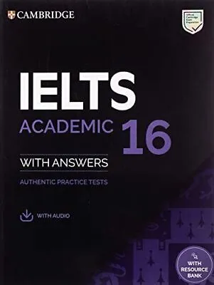 IELTS 16 Academic Student's Book With Answers With Audio With Resource Bank: Aut • £27.43