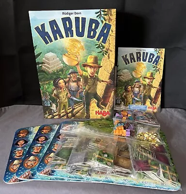 Karuba Board Game  Family Race Strategy Tile Puzzle Rudiger Dorn & Haba COMPLETE • $29.95