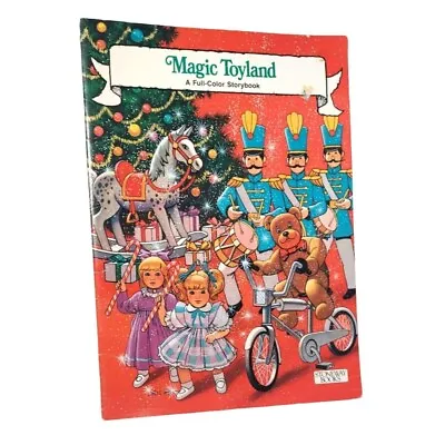 1988 Magic Toyland Large Paperback Book Stoneway Classroom Dolls Toys Christmas • $24.95