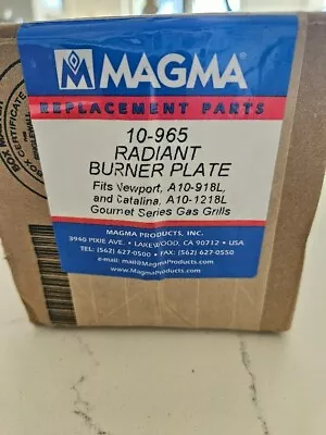Magma Bbq Burner And Burner Plate New. Fits Newport Catalina & Gourmet Series • $20