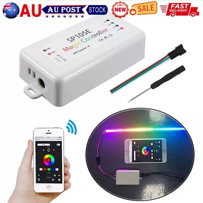 SP105E Bluetooth Magic Color Controller Fit For WS2812b WS2811 LED Strip Lights • $21.84