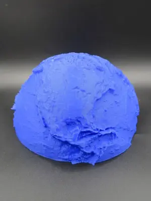 Planet Earth Globe 3D Print Model Sculpture Northern Hemisphere Ocean Topography • $14.99