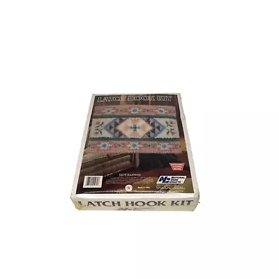$26.99 • Buy Vintage National Yarn Latch Hook Kit Southwest Wall Carpet R878  20  X 27 