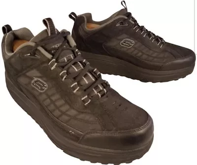 Skechers Fitness Work Man Shoes Sneakers Black Shapes-ups 47.5/13 • $69.99