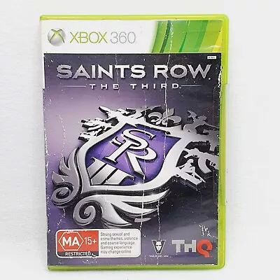 Saints Row The Third Microsoft Xbox 360 Video Game • $7.49