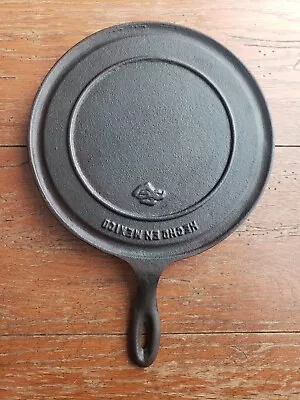 VIntage  Cast Iron Eagle Low Round Comal / Handled Griddle Mexico Restored • $30